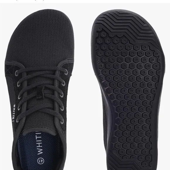 WHITIN Men's Black Casual Shoes