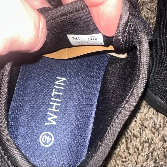WHITIN Men's Black Casual Shoes