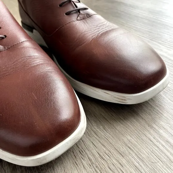 Wolf &amp; Shepard Crossover Derby Longwing Oxford Leather Shoe Men's 15