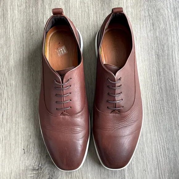 Wolf &amp; Shepard Crossover Derby Longwing Oxford Leather Shoe Men's 15