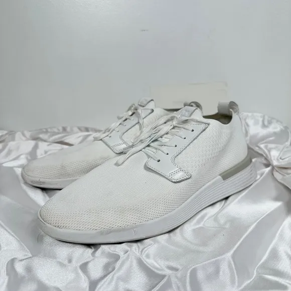 Wolf &amp; Shepherd SwiftKnit Oxford Sneakers Lightweight White Casual Shoes M10 W12