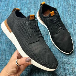 Wolf &amp; Shepherd Swiftknit Plain Toe Derby Dress Shoes in Black