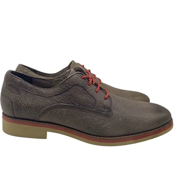 Wolverine 1883 Mens Shoes Leather Oxfords Sz 9 Brown Green Flat Dress Lace Up