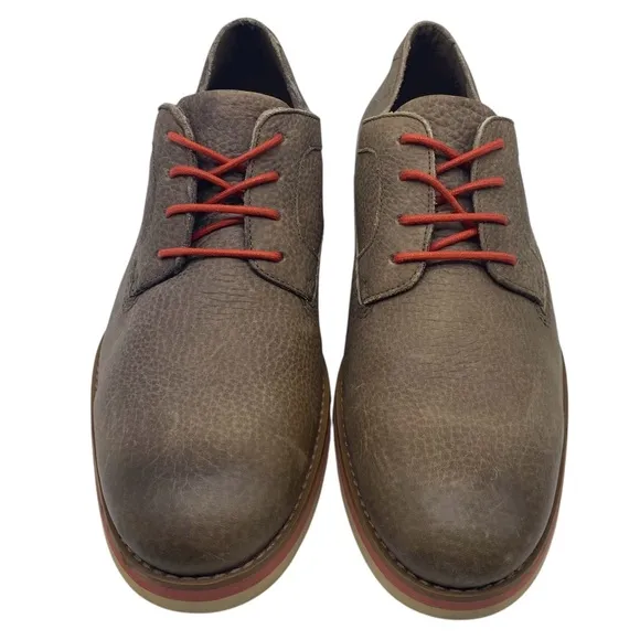Wolverine 1883 Mens Shoes Leather Oxfords Sz 9 Brown Green Flat Dress Lace Up
