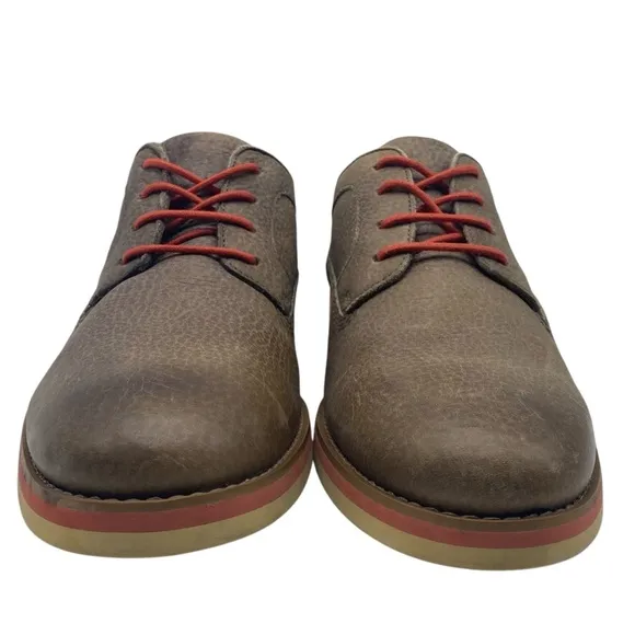 Wolverine 1883 Mens Shoes Leather Oxfords Sz 9 Brown Green Flat Dress Lace Up