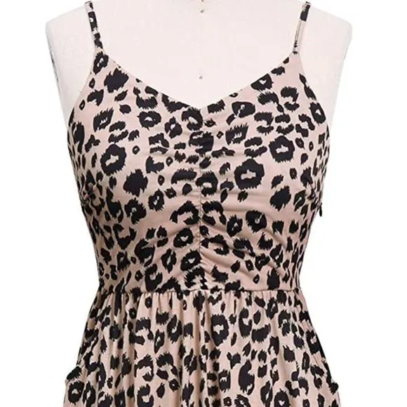 Women Sleeveless Cotton Summer Beach Dress