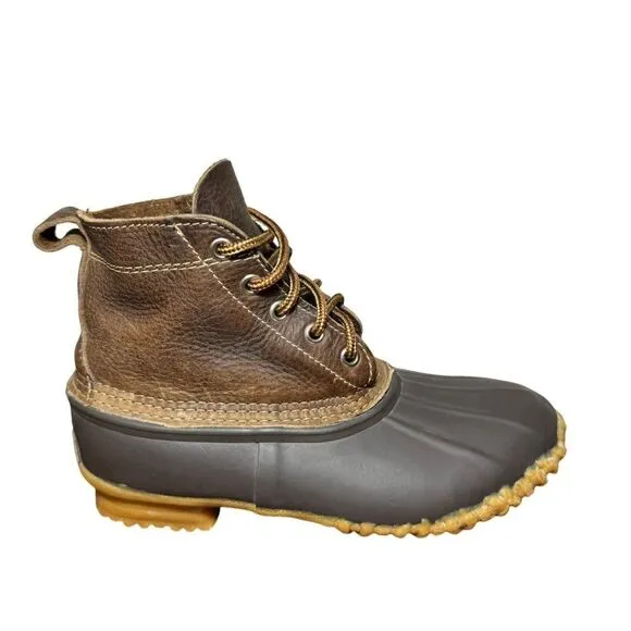 Women’s Eddie Bauer duck boots size 6 brown leather