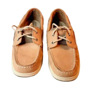 Womens Size 9M Shoes Sperry Top Sider Boat Shoes Brown Leather Lace Up 9774829