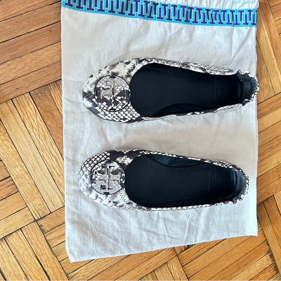 Women's Snakeskin Ballet Flats