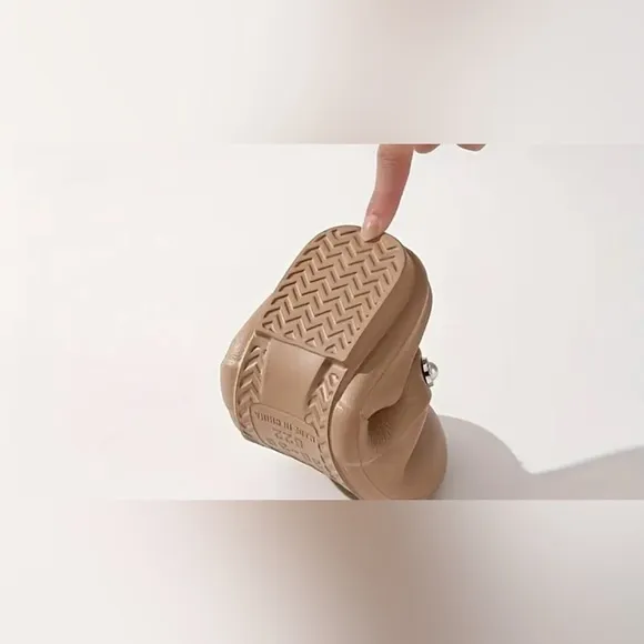 Women's Tan Slip-On Shoes