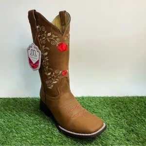 WOMEN'S WESTERN RODEO COWGIRL BOOTS GENUINE LEATHER LADIES BOTA VAQUERA 810 tang