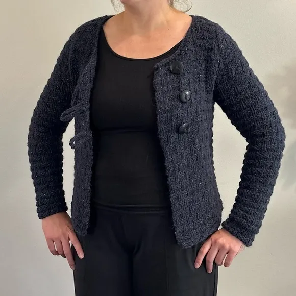 Wool Handmade Knit Cardigan