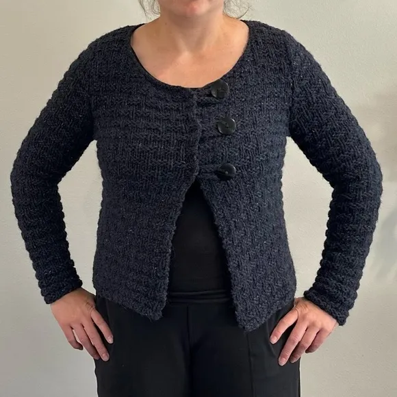 Wool Handmade Knit Cardigan