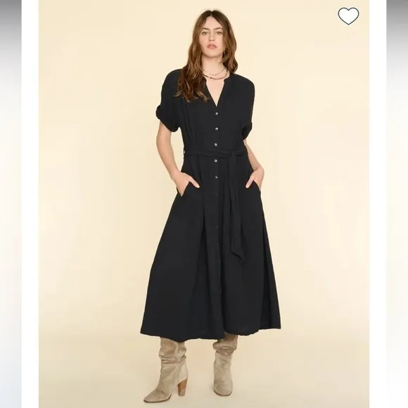 XIRENA Cate Dress In Black XS