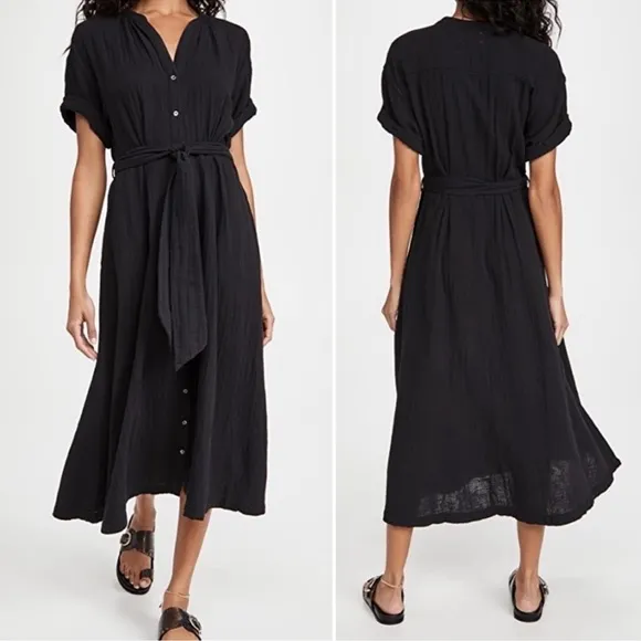 XIRENA Cate Dress In Black XS