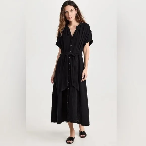 XIRENA Cate Dress In Black XS