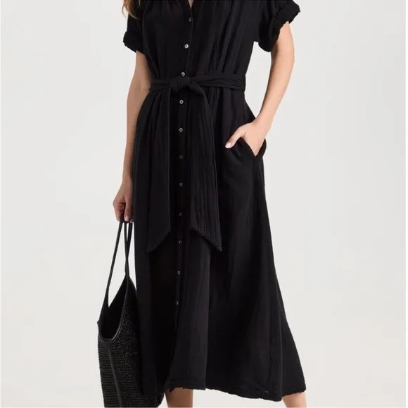 XIRENA Cate Dress In Black XS