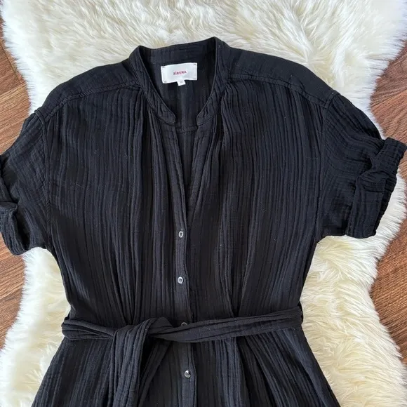 XIRENA Cate Dress In Black XS