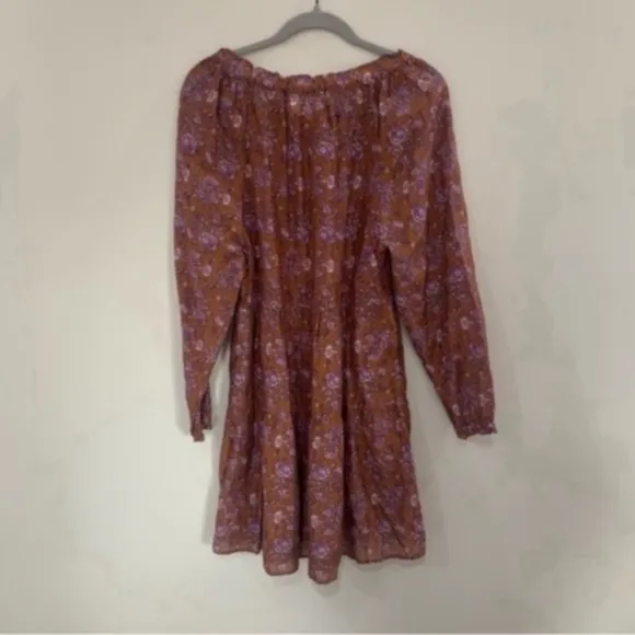 Xirena Dress Lea Mini in Golden Clover Brown Floral