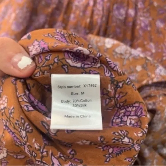 Xirena Dress Lea Mini in Golden Clover Brown Floral