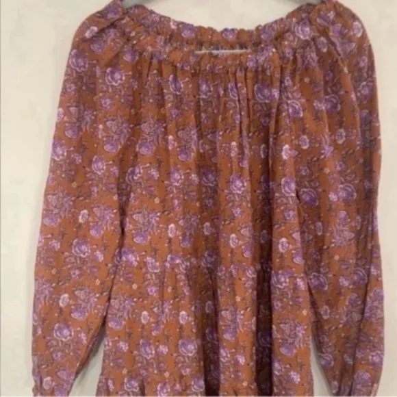 Xirena Dress Lea Mini in Golden Clover Brown Floral