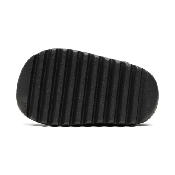 Yeezy Kids Black Slip-On Shoes