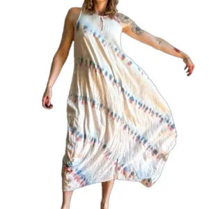 Young Fabulous &amp; Broke Tie Dye Flowy Relaxed Maxi Dress
