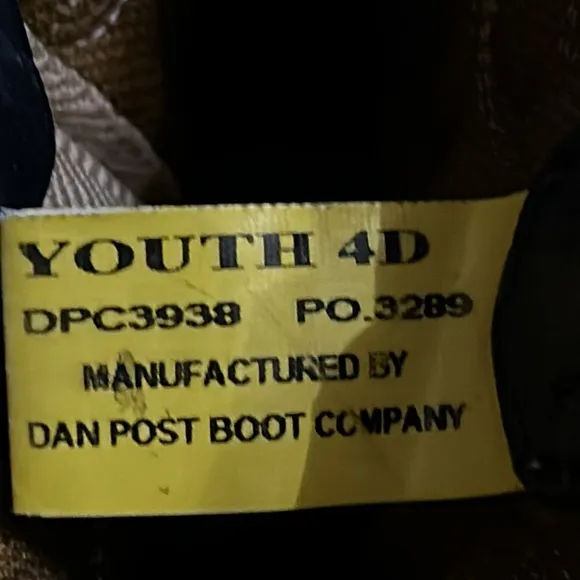 Youth Dan Post boots