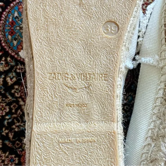 Zadig &amp; Voltaire Espadrille Flats New Without Tags