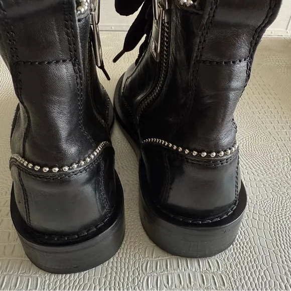 Zadig &amp; Voltaire Laureen Roma Studs Ankle Boots size 36 (fits 36.5)