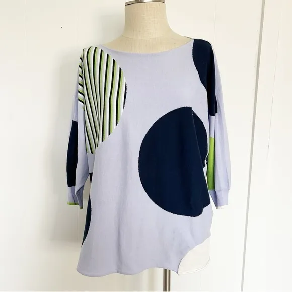 Zaket &amp; Plover Mega Dot Pullover Combed Cotton Size Large