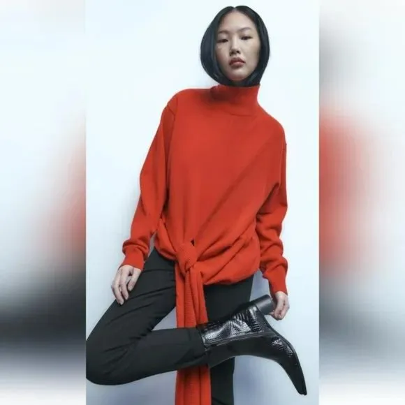 ZARA HEELED CROC ANKLE BOOTS