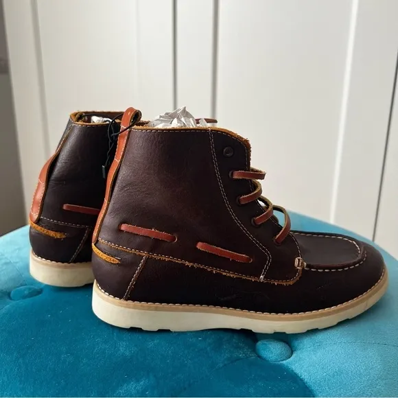 ZARA Kids Leather Oxford Boots sz. 12.5