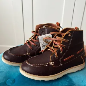 ZARA Kids Leather Oxford Boots sz. 12.5