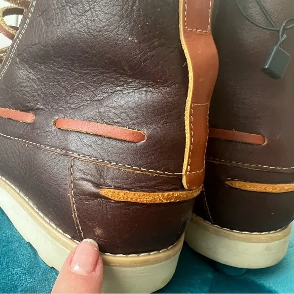 ZARA Kids Leather Oxford Boots sz. 12.5
