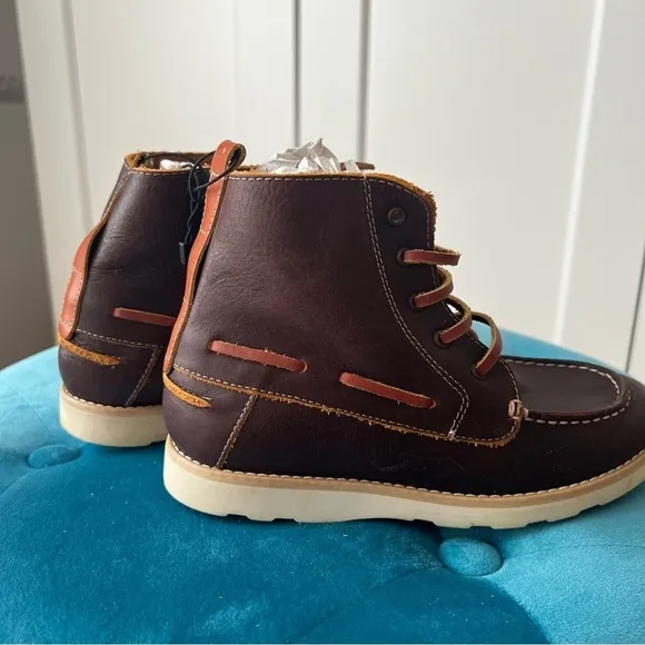 ZARA Kids Leather Oxford Boots sz. 12.5