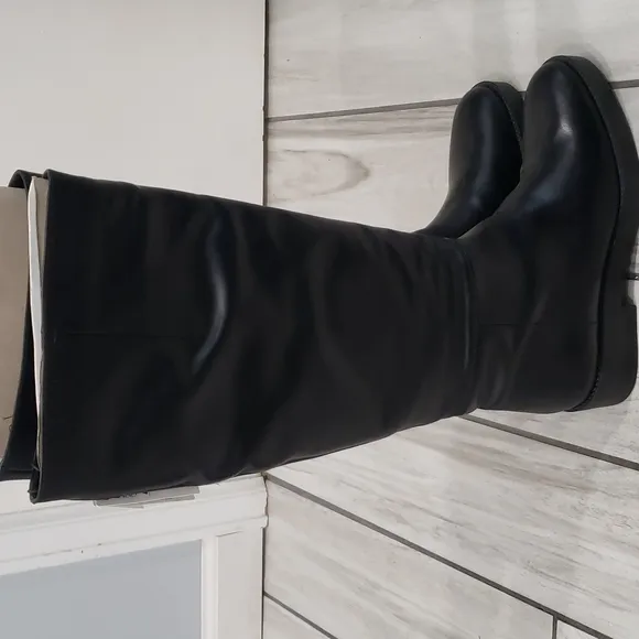 Zara leather boots.