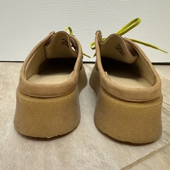 Zara x Clarks Leather Platform Slip On Wallabees