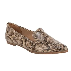 Zodiac Women's Hill Braided Slip-On Loafer Flats Brown Snake Print Size 9