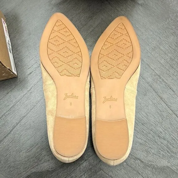 ZODIAC Women's Hill Pointed Toe Flats Women's Shoes In Sand